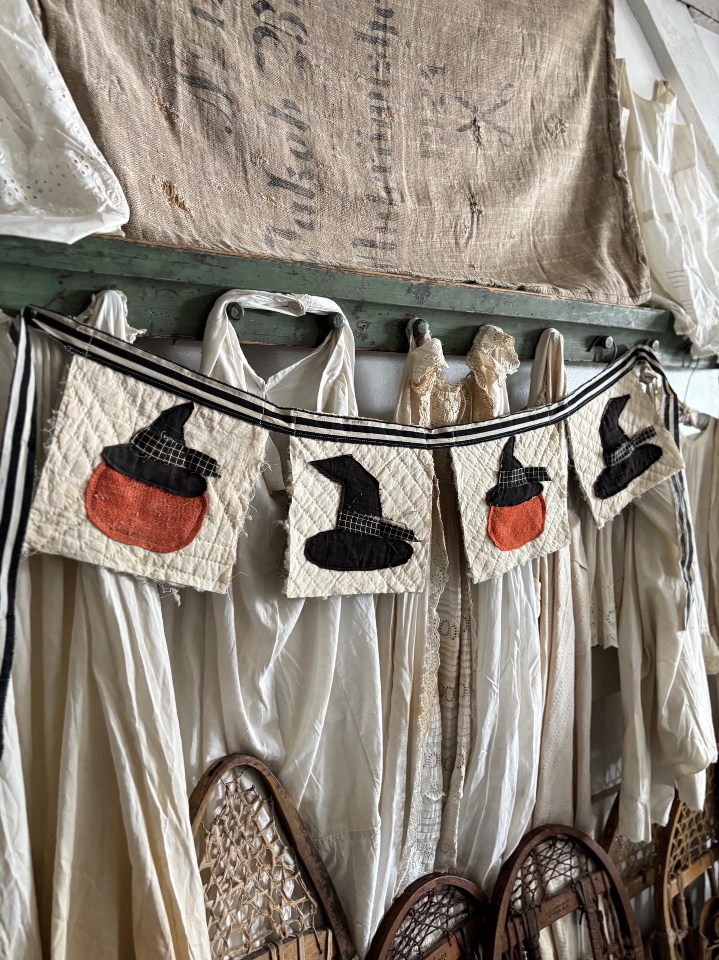 Antique quilt banner