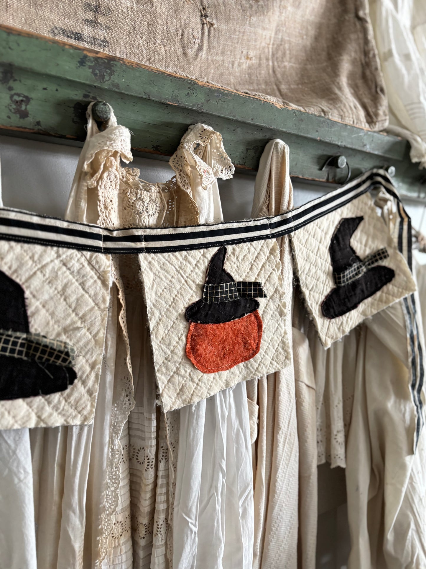 Antique quilt banner