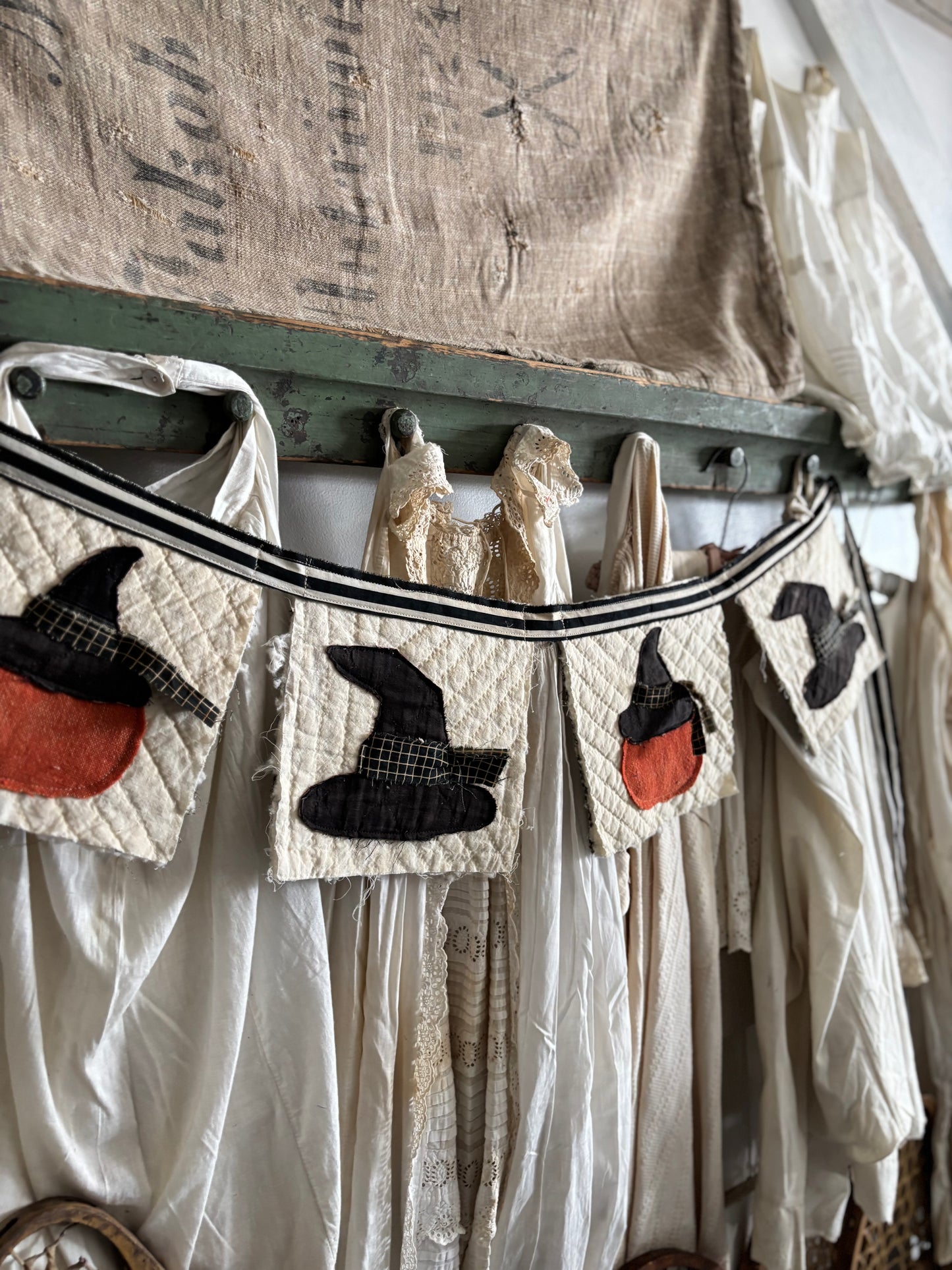 Antique quilt banner